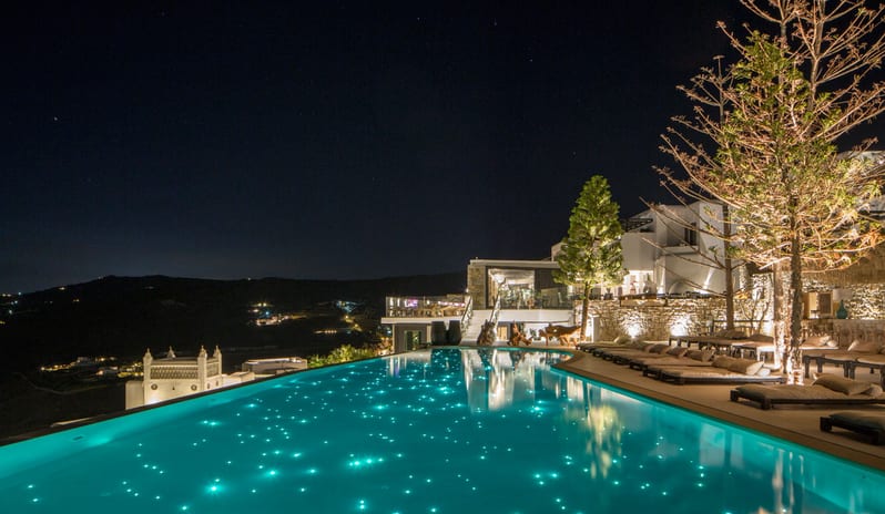 MYCONIAN UTOPIA  POOL IN TH ENIGHT